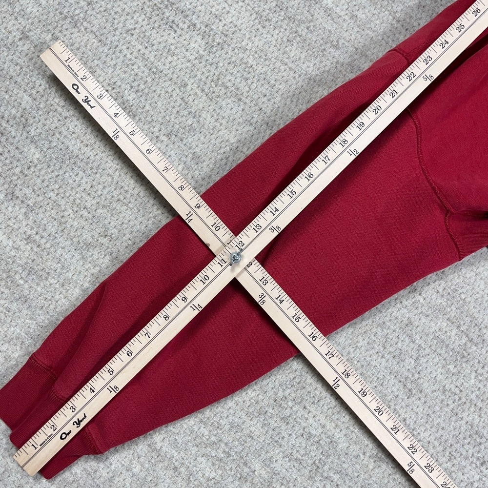 Vintage Y2K Gap Hoodie Men XL Red Gray Sweatshirt Sweater Spell Out 2000s - Picture 11 of 12